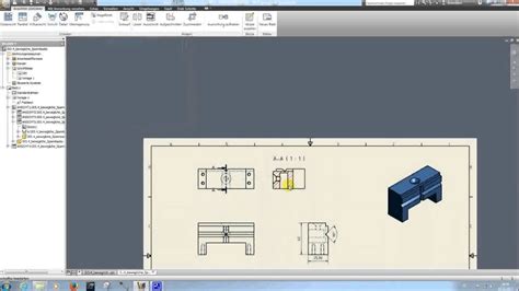 Inventor Tutorial Technisches Zeichnen Einzelteil Youtube