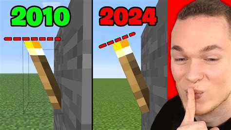 Ich Teste Minecraft 2010 Vs Heute 😨 Youtube