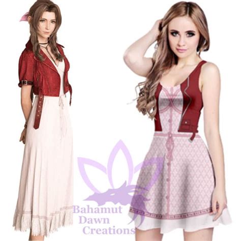 Aerith Gainsborough Dress Final Fantasy VII Remake Version - Etsy