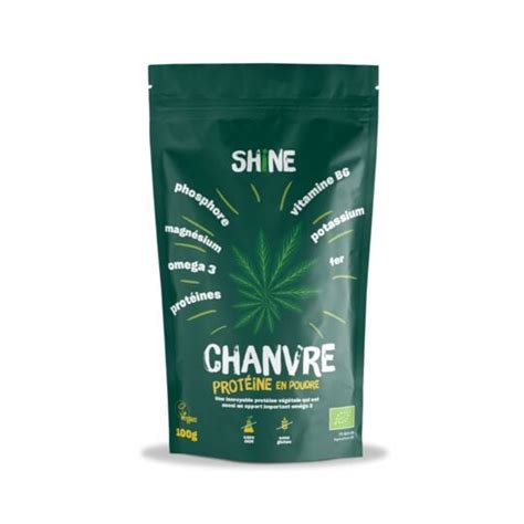 Prot Ine De Chanvre En Poudre Bio Shine Le Paquet De G Prix