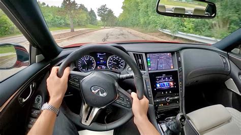 Infiniti Q Red Sport Pov Driving Impressions Youtube