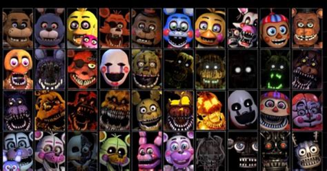 Create A Five Nights At Freddy S Character Designs 1 Ruin Tier List