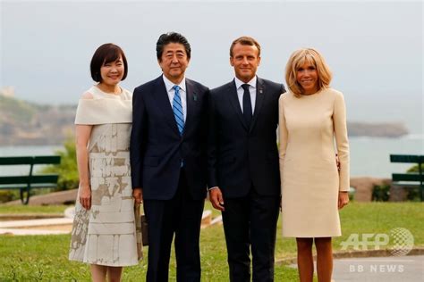 安倍首相、g7サミットに合わせマクロン仏大統領と会談 写真7枚 国際ニュース：afpbb News