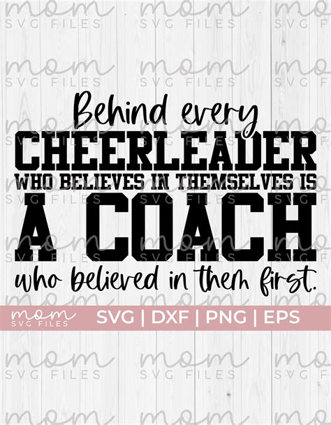 Cheer Coach Svgcheerleader Coach Svgcheerleader Svgcheer Etsy