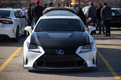 Front End Of Bagged Lexus Rc350