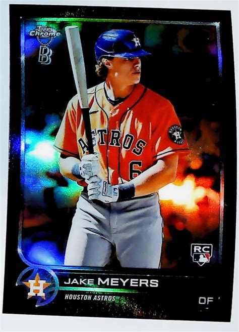 Topps Chrome Ben Baller Jake Meyers Rookie Card Houston