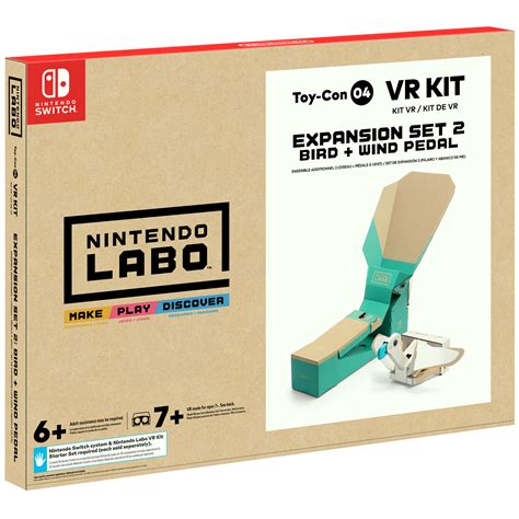 Nintendo Labo Toy Con Vr Kit Expansion Set Bird Wind Pedal