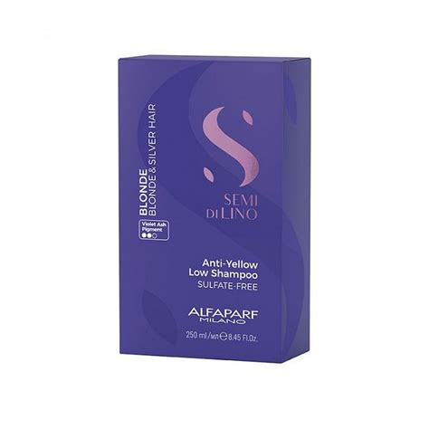 Alfaparf Semi Di Lino Blonde Anti Yellow Low Shampoo 250 Ml