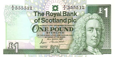 1 Pound Royal Bank Of Scotland Scotland Numista