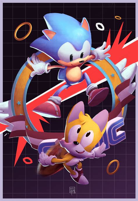 Sonic 2 Art By Felipe Magaña Sonic The Hedgehog Sonic Classic Sonic