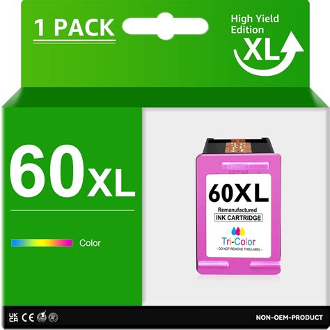 Greensky 60xl Color Ink Replacement For Hp Ink Cartridge 60 For Photosmart C4780 C4680 C4795