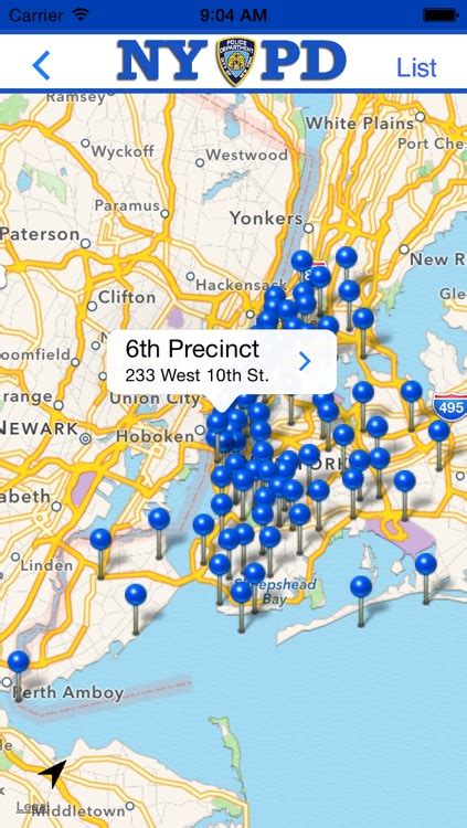 NYPD Precincts by strApp in Apps LLC