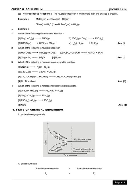 Download Chemical Equilibrium Class 11 Notes For Iit Jee And Neet