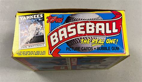 1986 Topps Baseball Wax Box 36 Factory Sealed Packs 15 Cards Ea Us