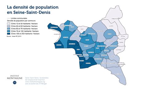 La Seine Saint Denis Voyage Carte Plan