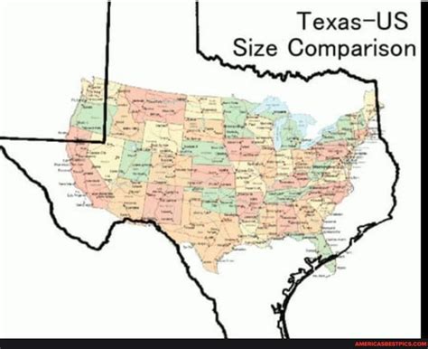 Texas-US Size Comparison - America’s best pics and videos