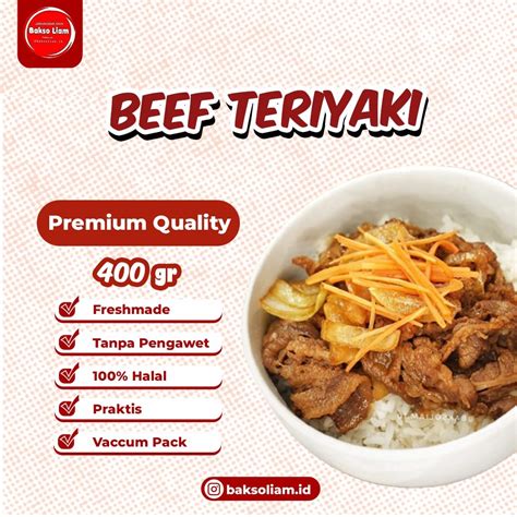 Order Online Beef Teriyaki Frozen 400gr Paxelmarket