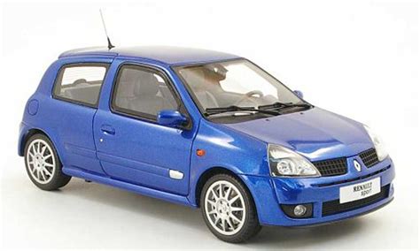 Miniature Renault Clio 2 RS 1 18 Ottomobile 2 RS Jean Ragnotti Bleu