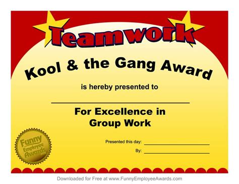 Fun Award Templatefree Employee Award Certificate Templates Pdf