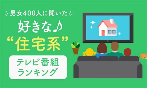 【男女400人に聞いた】好きな“住宅系”テレビ番組ランキング！ 株式会社nexerのプレスリリース