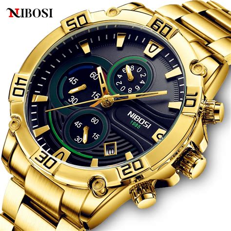 Nibosi Reloj Anal Gico De Cuarzo Para Hombre Accesorio De Pulsera