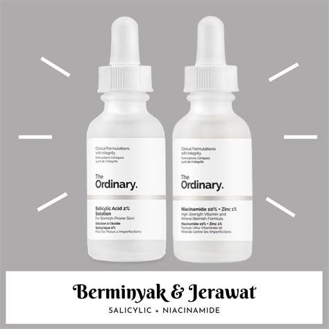 The Ordinary Salicylic Niacinamide Set Meihao