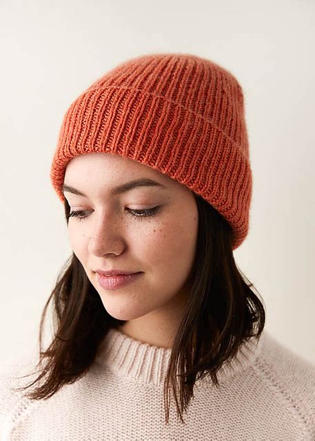 Knitting Patterns Galore Classic Ribbed Hat