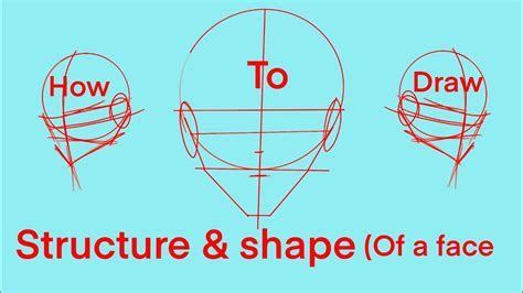 How To Draw The Basic Structure And Guidelines Of A Face Episode 1 Of How To Draw Anime Face