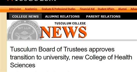 College History Garden: Tusculum College Approves Name Change to ...