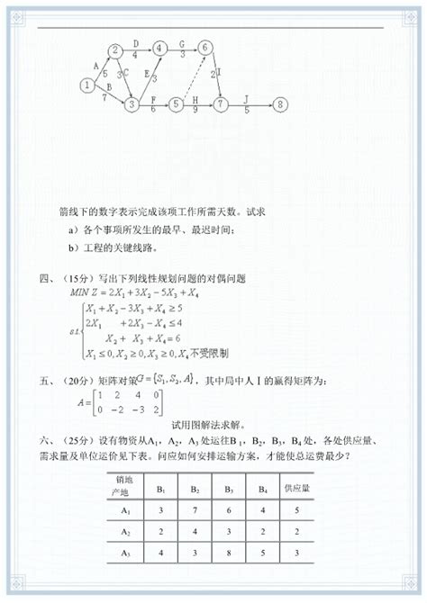 专业课《运筹学》预习复习资料：学习重点讲义方法心得期末试卷，笨鸟先飞，天道酬勤—新学期学习“运筹学”有个好开局 知乎