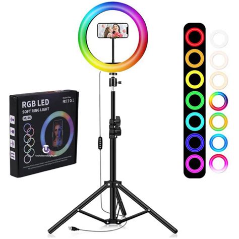 Ripley Aro Luz Led Cm Rgb Colores Tr Pode Metros Kit