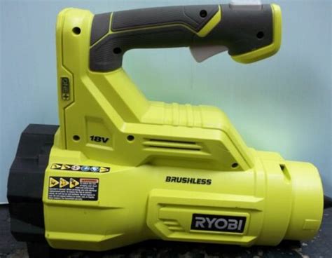 Ryobi One Brushless Blower Model No P Vnm Mph Cfm One Hp