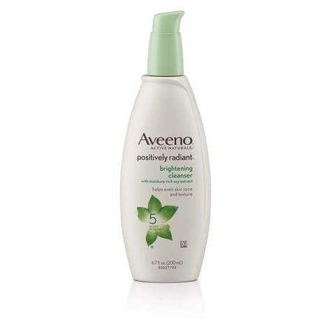 Aveeno Positively Radiant Brightening Cleanser 67 Fl Oz Aveeno