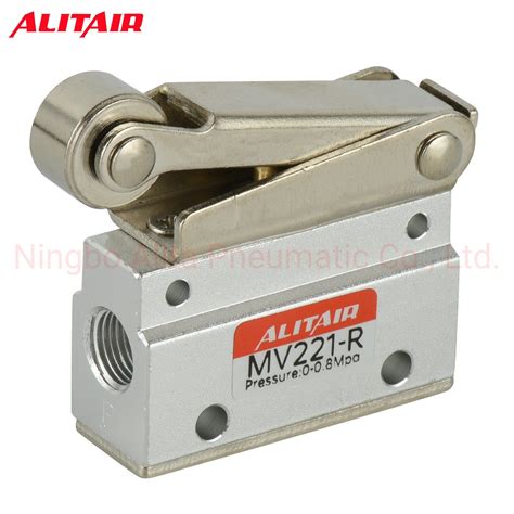 S R Rolling Wheel Roller Lever Mechanical Air Valve Hand Manual