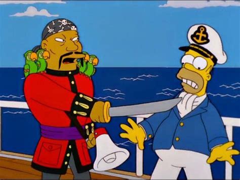 Homer Ah Pirates Are You Friendly Pirates” Pirate Uh Not Really