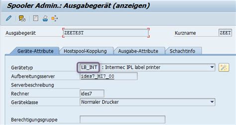 SAP Interactive Forms by Adobe für SAP Drucker einrichten