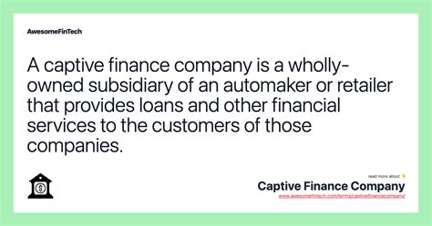 captive finance company awesomefintech blog