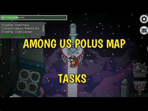 Among Us Polus Map All Tasks YouTube