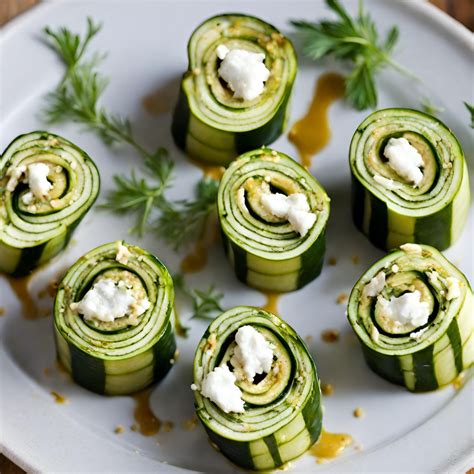 Roulés de Courgettes au Fromage de Chèvre et aux Herbes Astuces Et