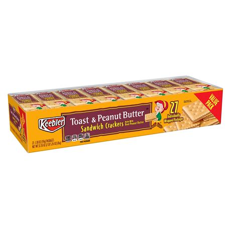 Buy Keebler Toast And Peanut Butter Sandwich Crackers Value Pack