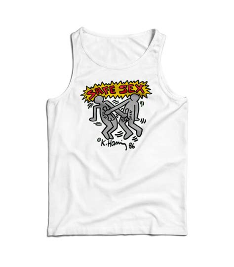 Harry Styles Keith Haring Safe Sex Tank Top For Men S And Women S