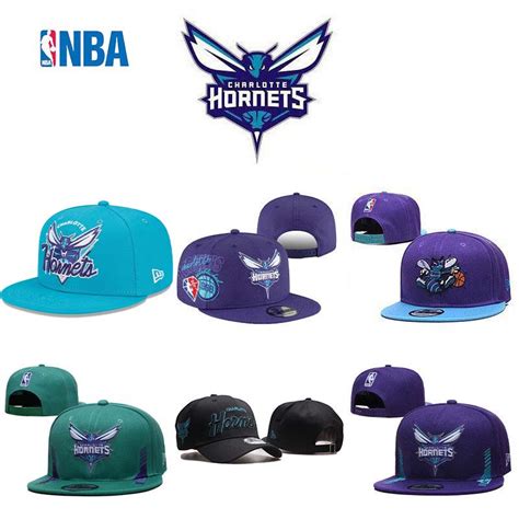 Gorras De Baloncesto Charlotte Hornets Para Hombre Gorra Moda Shopee