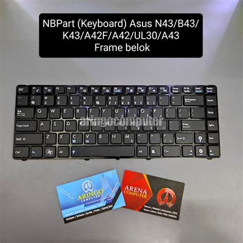 Aringo Nbpart Keyboard Asus N43b43k43a42fa42ul30a43 Frame Belok