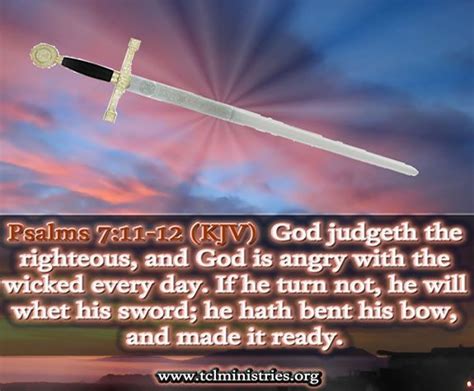 Psalms Kjv God Judgeth The Righteous And God Is Angry With