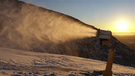 At The End Of October The Launch Of The Biggest Artificial Snowmaking