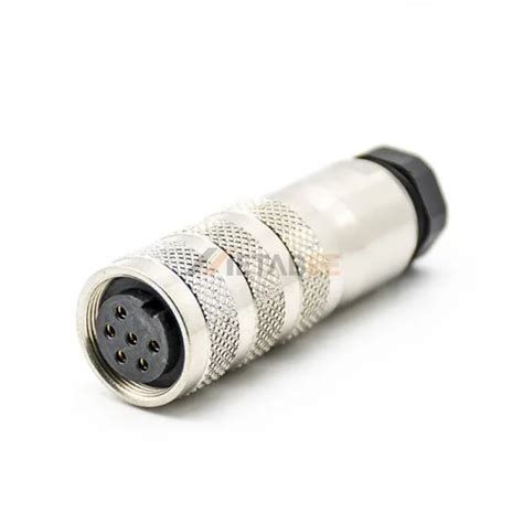 Straight Pin M Female Field Wireable Connector Metabeeai