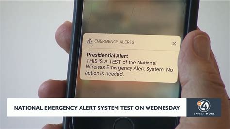 National Emergency Alert System Test On Wednesday Youtube