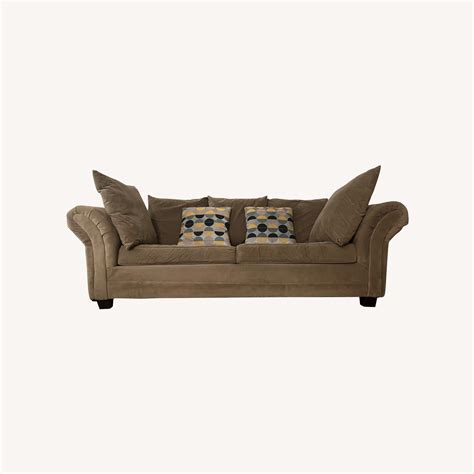 Grey Fabric Sofa Bed - AptDeco