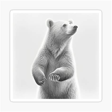 "Bear pencil drawing" Sticker for Sale by Pencil-Art | Redbubble