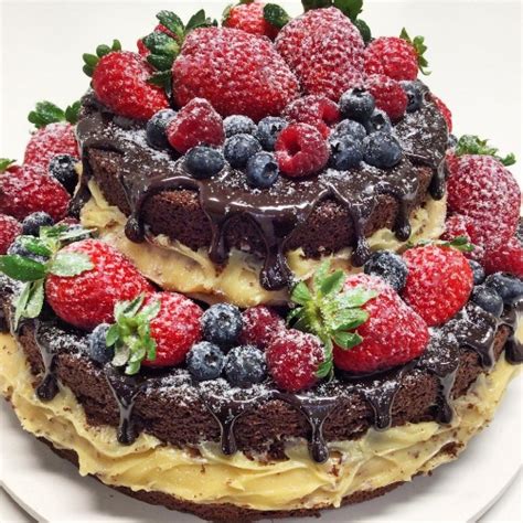 Naked Cake Ou Bolo Pelado Tamb M Combina Festas Infantis Bol